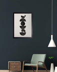 Pilar: cuadro decorativo, vista 3 (negro render)