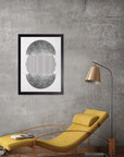 Píldora: cuadro decorativo, vista 3 (negro render)