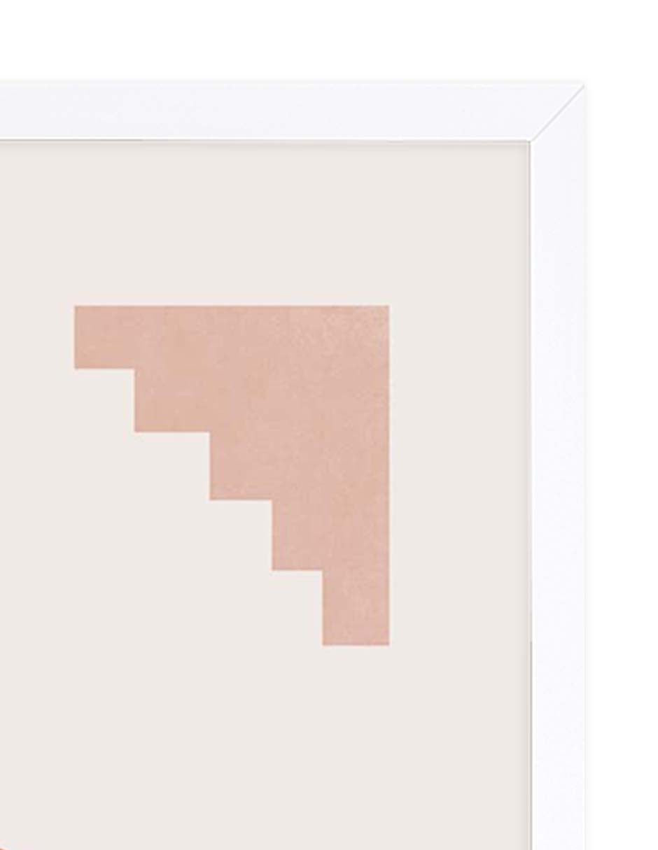 Pirámides: cuadro decorativo, vista 5 (blanco detalle)