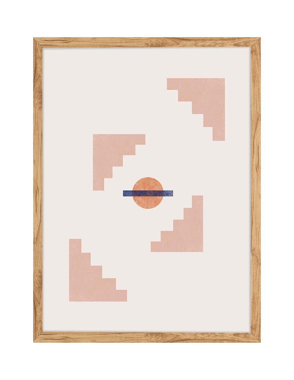 Pirámides: cuadro decorativo, vista 7 (madera)