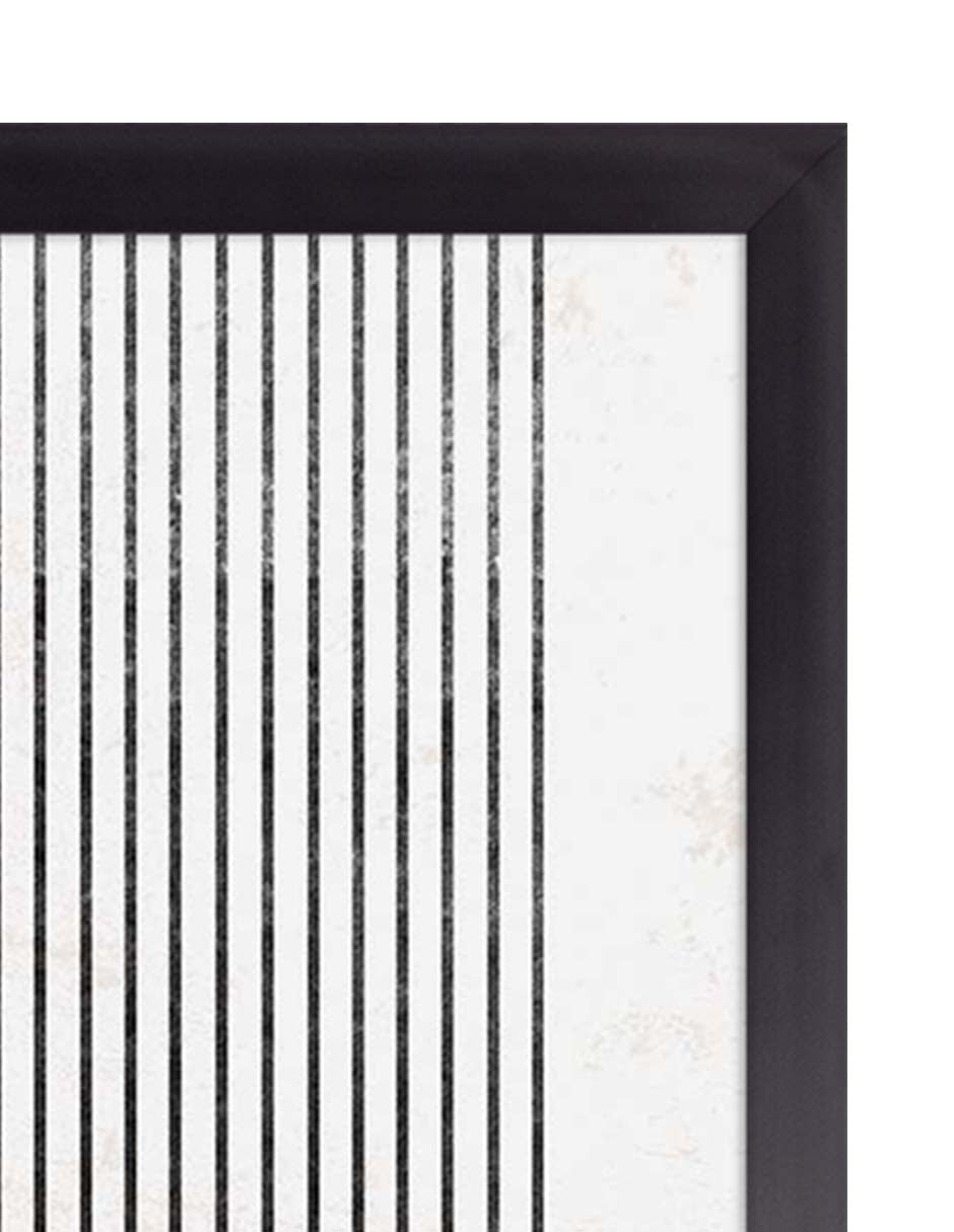 Plomada: cuadro decorativo, vista 2 (negro detalle)