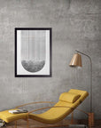 Plomada: cuadro decorativo, vista 3 (negro render)