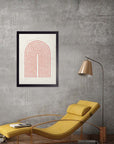 Pórtico: cuadro decorativo, vista 3 (negro render)