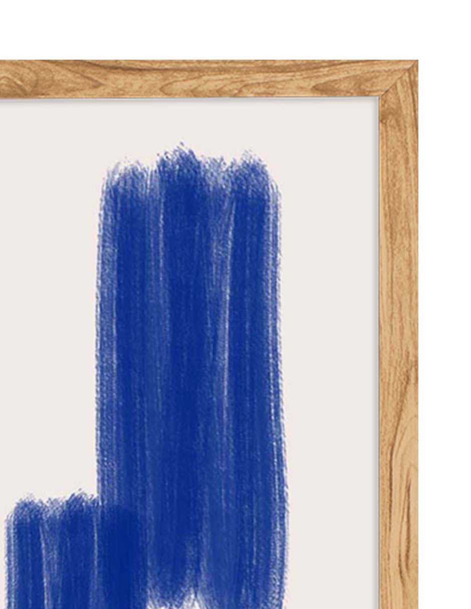 Rastros: cuadro decorativo, vista 8 (madera detalle)