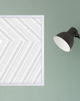 Rayas Plata: cuadro decorativo, vista 2 (render 01)