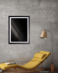 Rayo Diagonal: cuadro decorativo, vista 3 (negro render)
