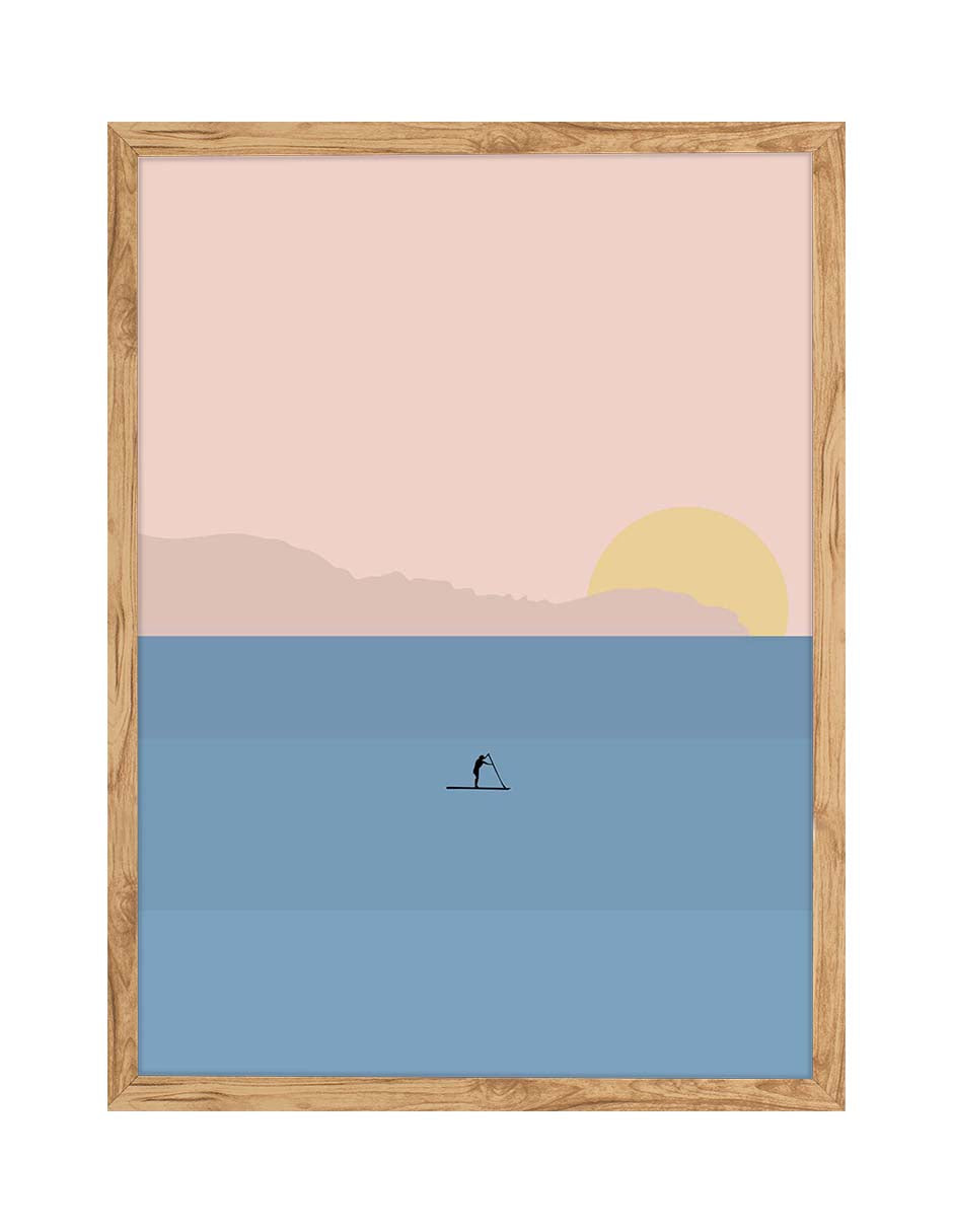 Remanso: cuadro decorativo, vista 7 (madera)