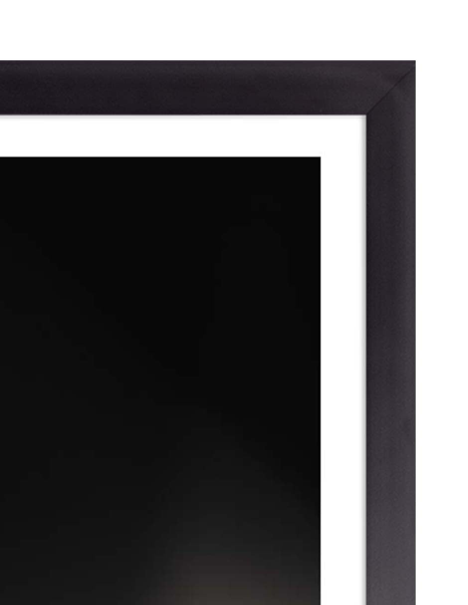 Resplandor: cuadro decorativo, vista 2 (negro detalle)