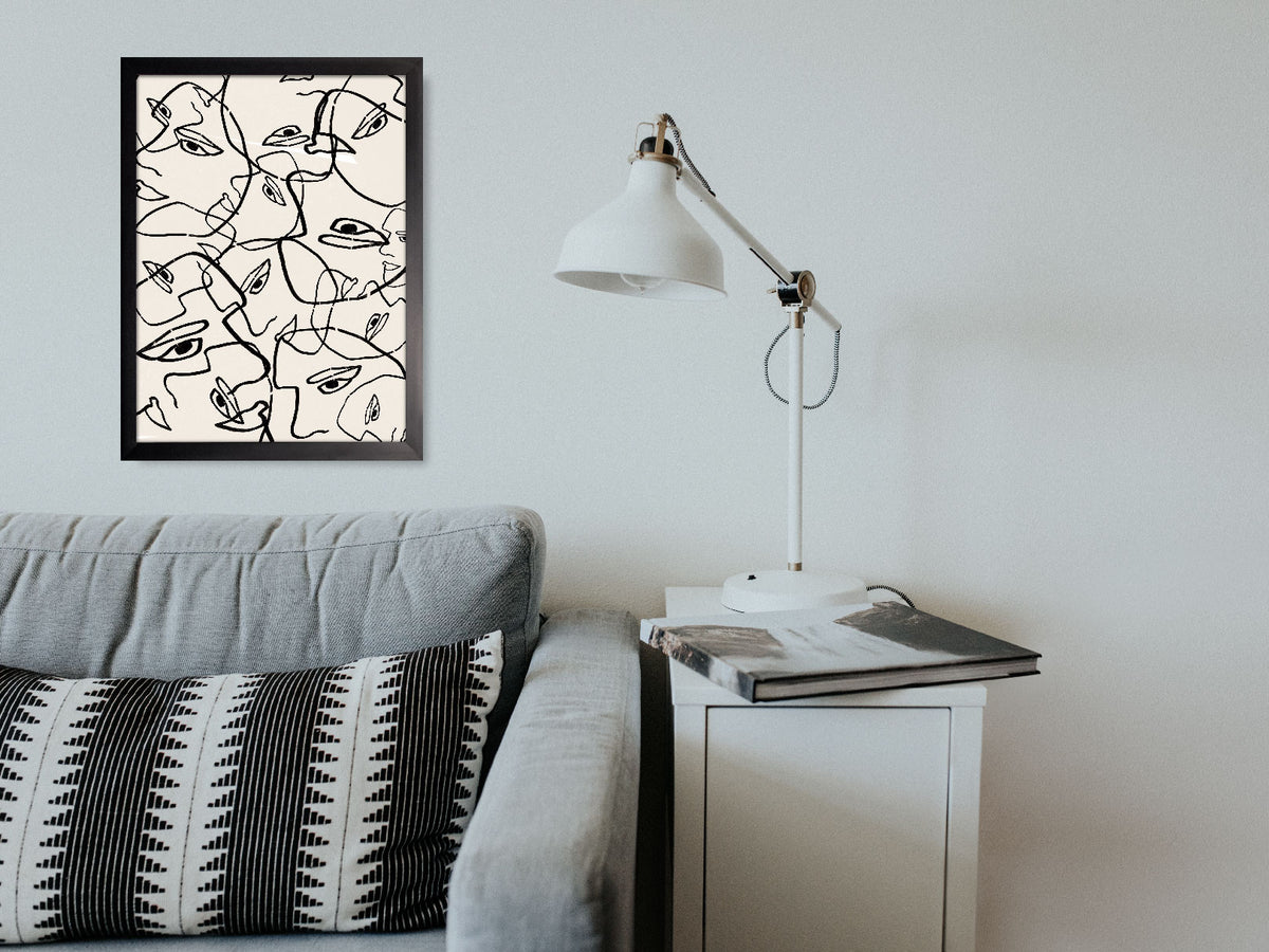 Retinas: cuadro decorativo, vista 2 (render 01)