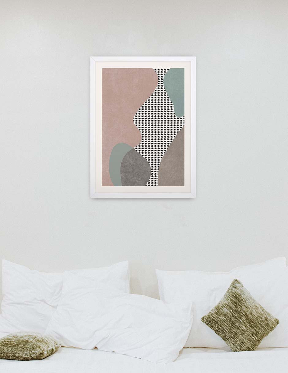 Río Punteado: cuadro decorativo, vista 6 (blanco render)