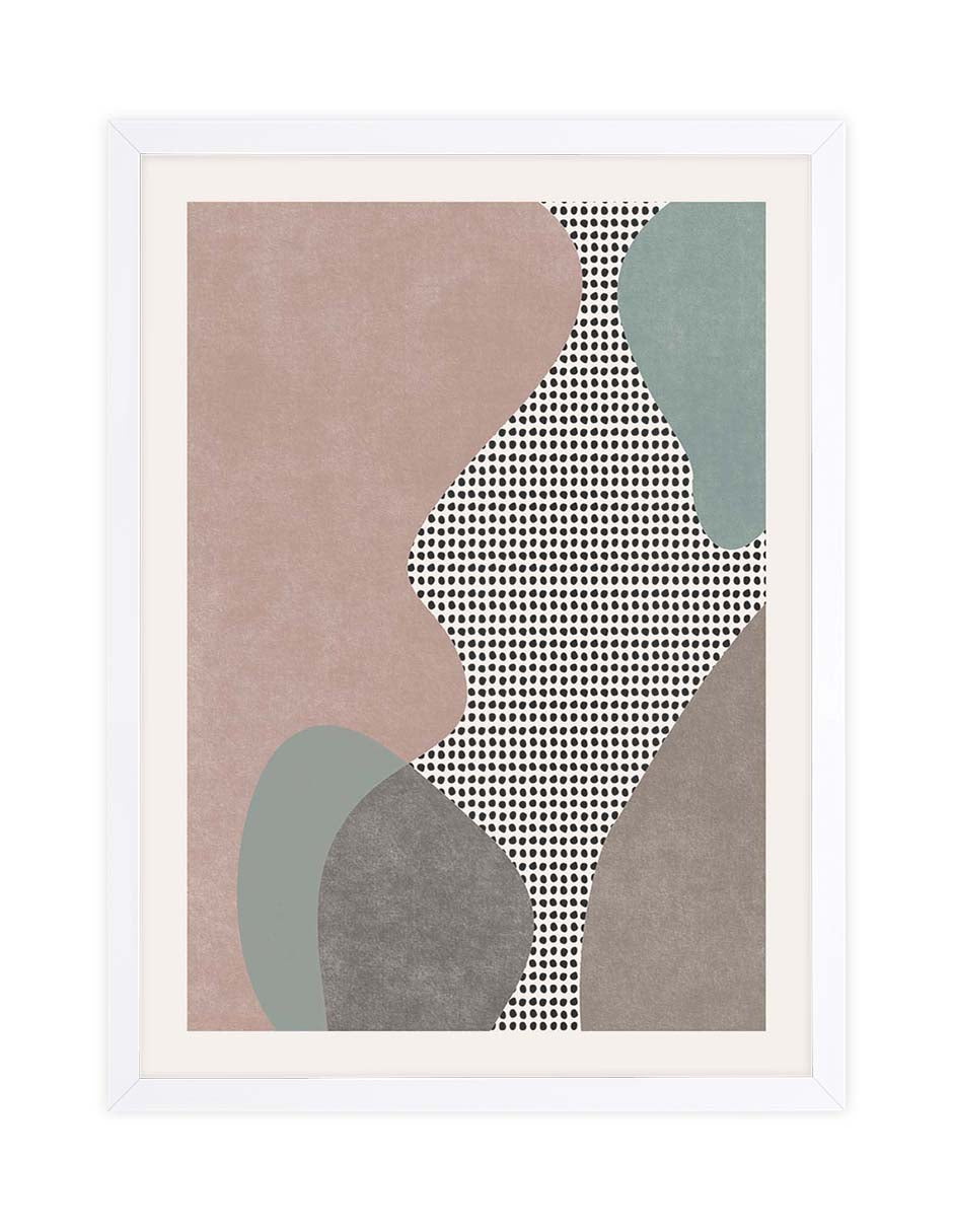 Río Punteado: cuadro decorativo, vista 4 (blanco)
