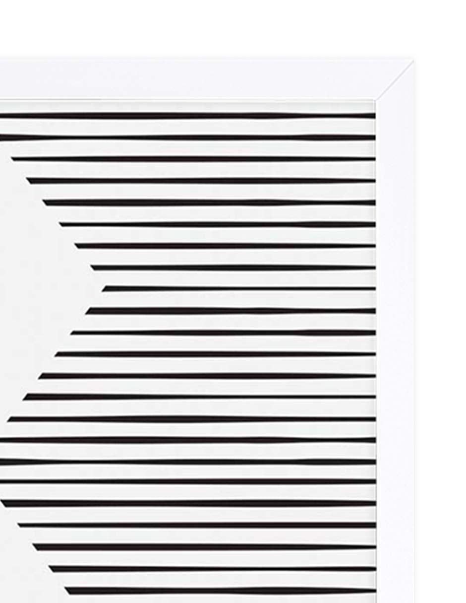 Rombos: cuadro decorativo, vista 5 (blanco detalle)