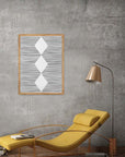 Rombos: cuadro decorativo, vista 9 (madera render)