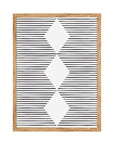 Rombos: cuadro decorativo, vista 7 (madera)