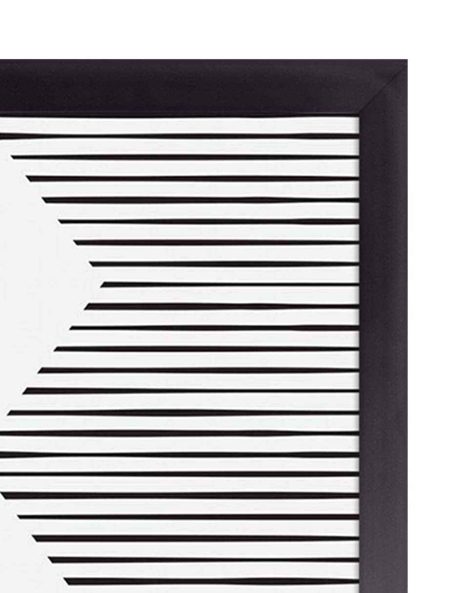 Rombos: cuadro decorativo, vista 2 (negro detalle)