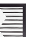Rombos: cuadro decorativo, vista 2 (negro detalle)