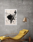 Salpicón Negro: cuadro decorativo, vista 6 (blanco render)