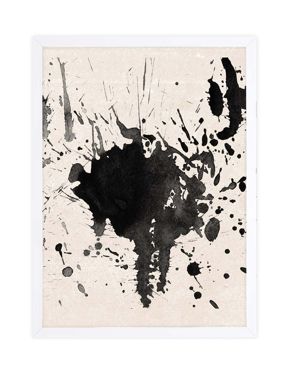 Salpicón Negro: cuadro decorativo, vista 4 (blanco render)