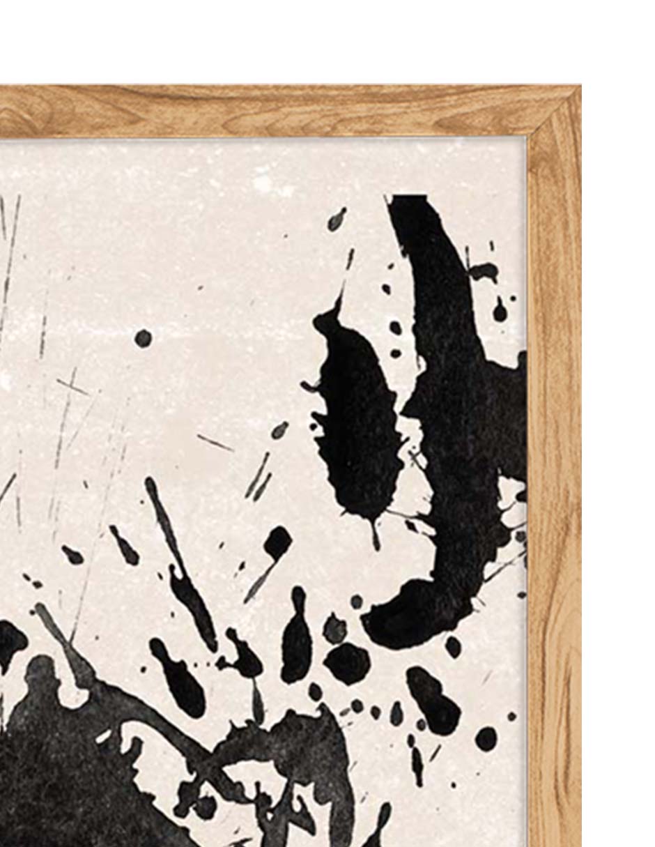 Salpicón Negro: cuadro decorativo, vista 8 (madera detalle)