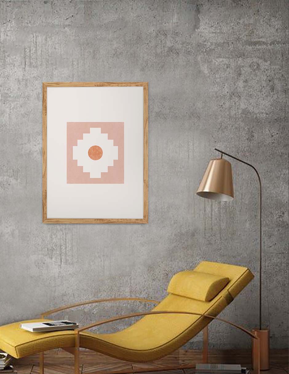 Santuario: cuadro decorativo, vista 9 (madera render)