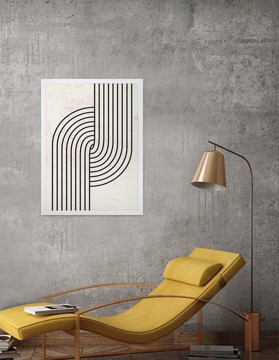 Serpentina: cuadro decorativo, vista 6 (blanco render)