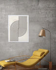 Serpentina: cuadro decorativo, vista 6 (blanco render)