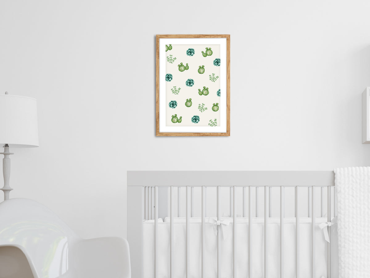 Suculentas: cuadro decorativo, vista 3 (c render 2 01)