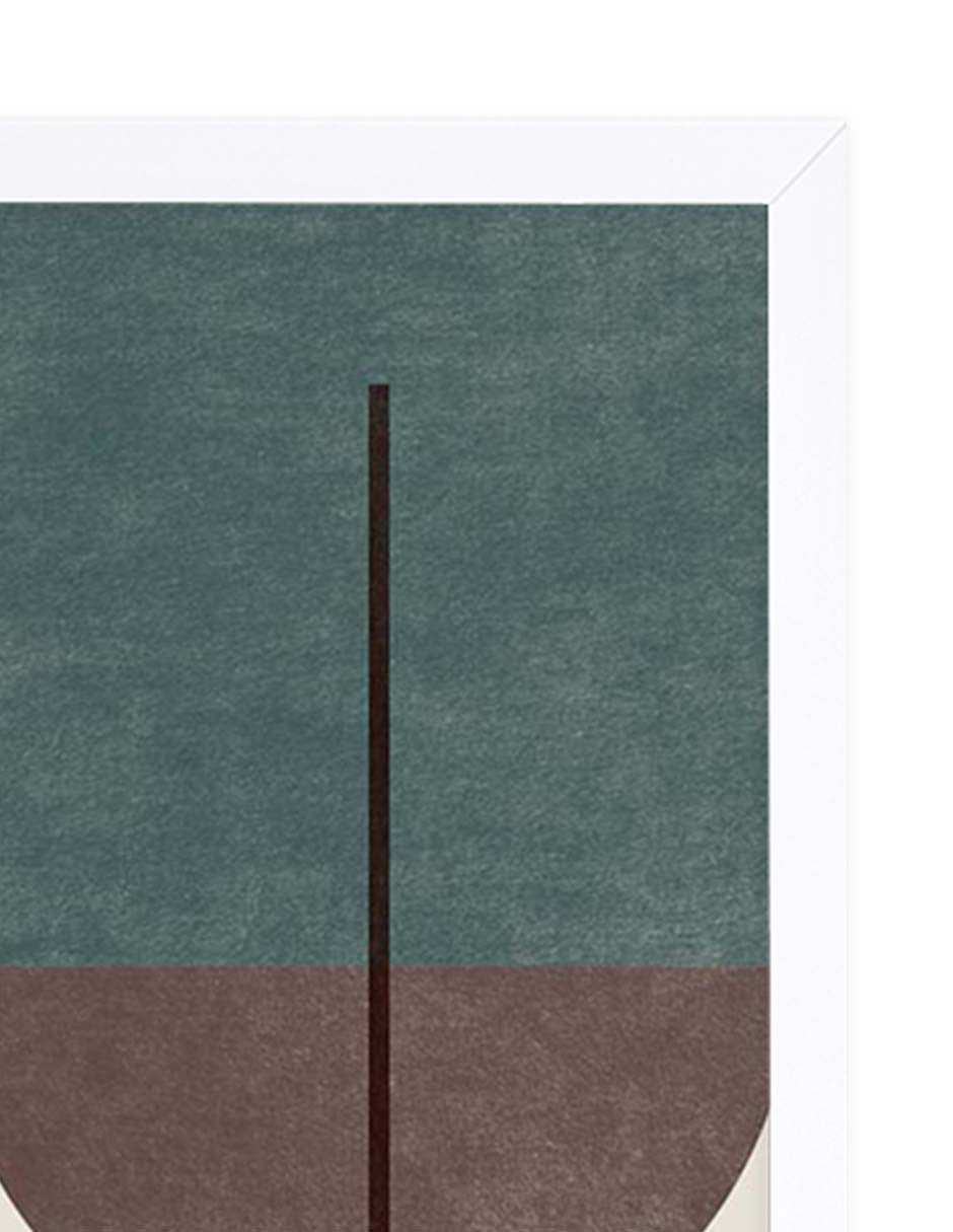 Tejado: cuadro decorativo, vista 5 (blanco detalle)