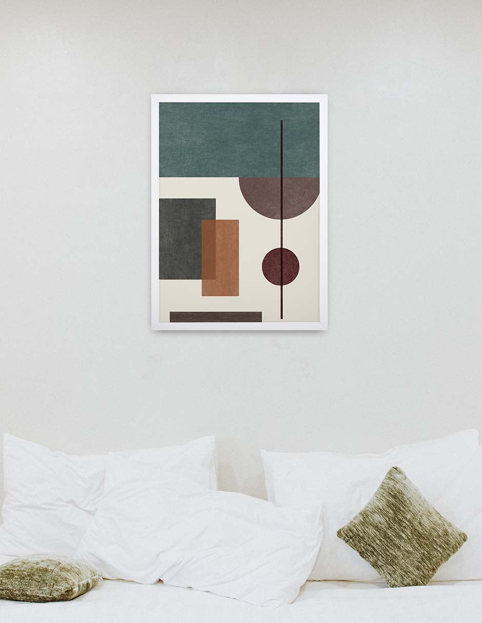 Tejado: cuadro decorativo, vista 6 (blanco render)
