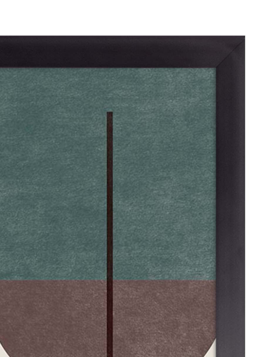 Tejado: cuadro decorativo, vista 2 (negro detalle)