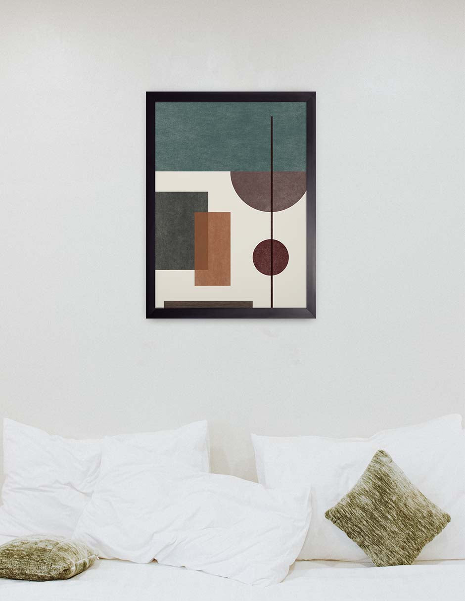 Tejado: cuadro decorativo, vista 3 (negro render)