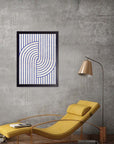 Tendedero: cuadro decorativo, vista 3 (negro render)