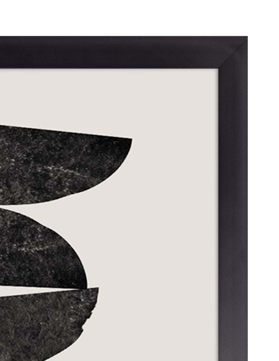 Tótem: cuadro decorativo, vista 2 (negro detalle)