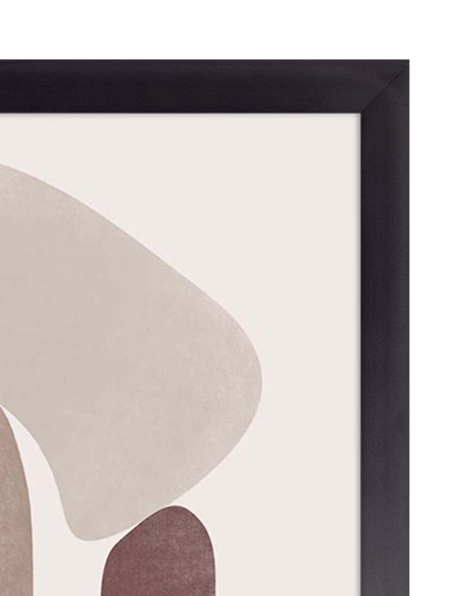 Troncos: cuadro decorativo, vista 2 (negro detalle)