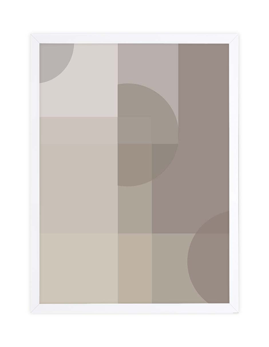 Velos Taupe: cuadro decorativo, vista 4 (blanco)