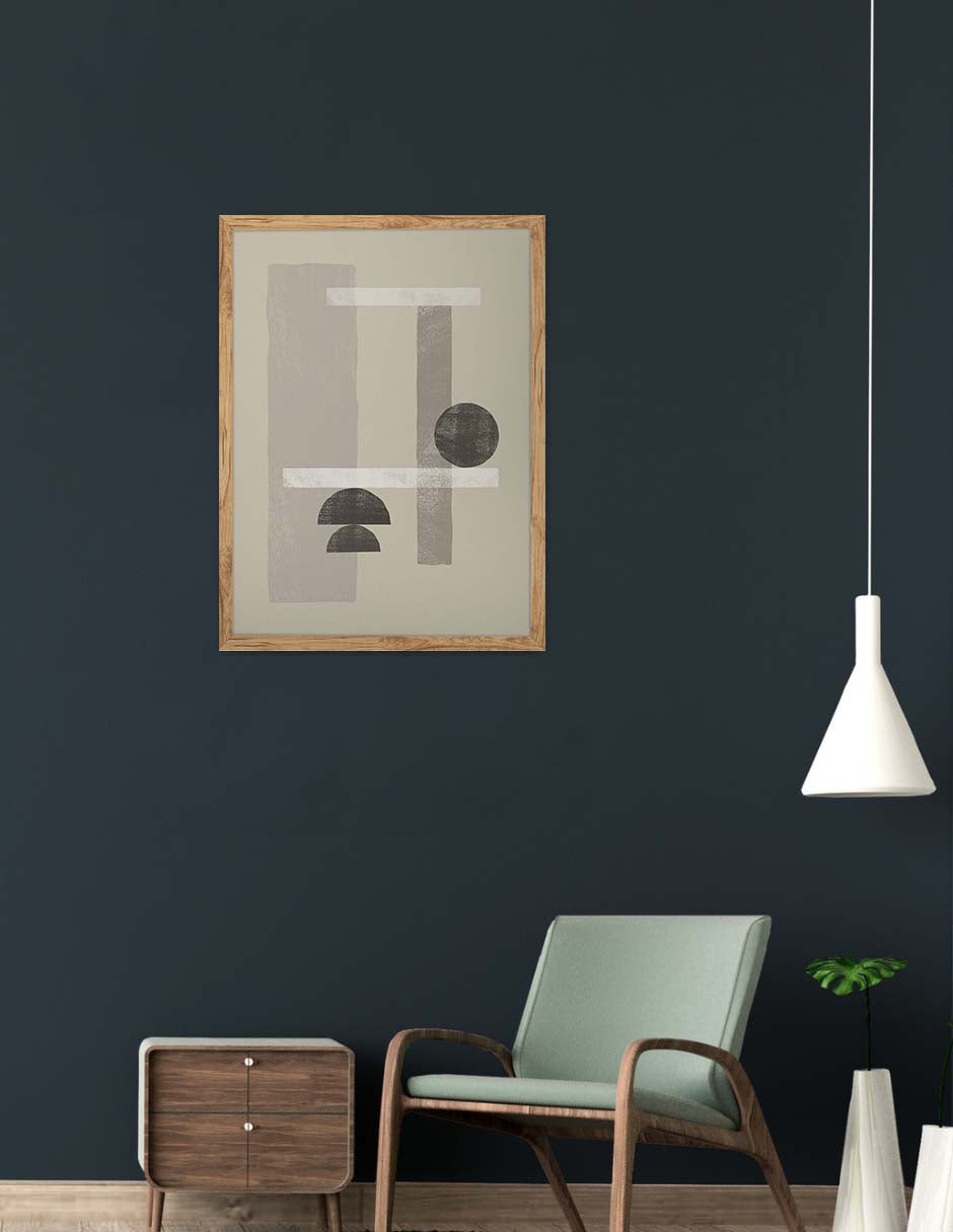 Vigas: cuadro decorativo, vista 9 (madera render)