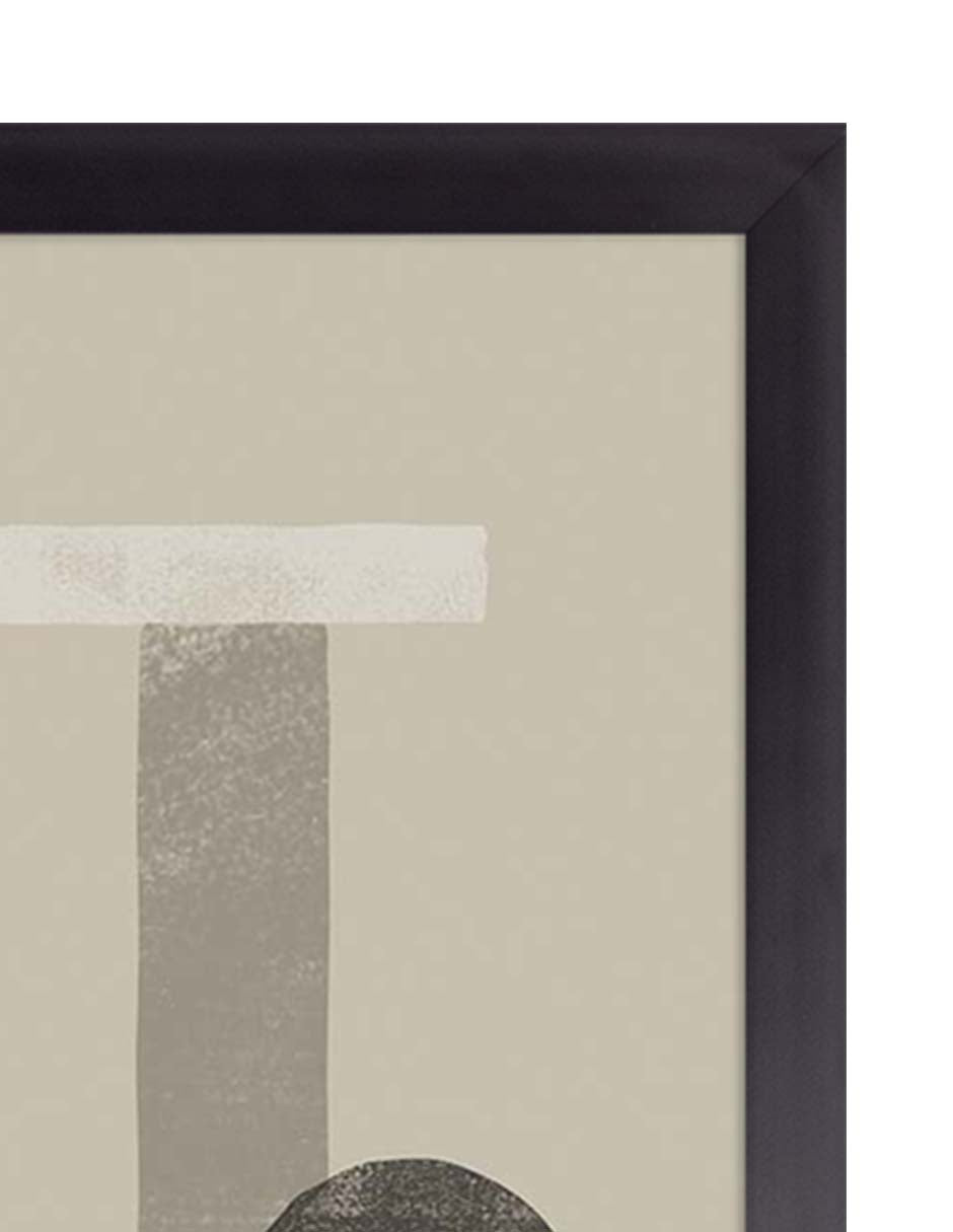 Vigas: cuadro decorativo, vista 2 (negro detalle)