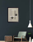 Vigas: cuadro decorativo, vista 3 (negro render)