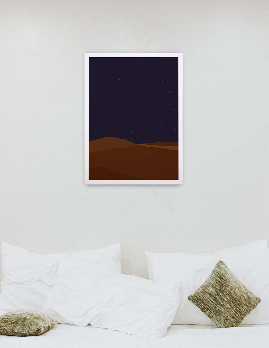 Vigilia: cuadro decorativo, vista 6 (blanco render)