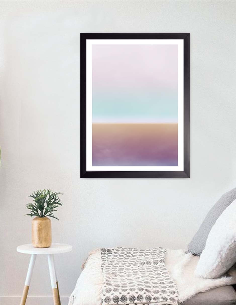 Violeta Marino: cuadro decorativo, vista 3 (negro render)