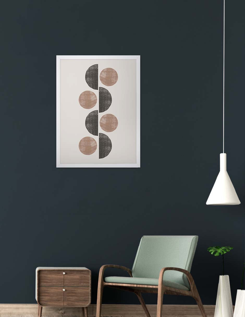 Zigzag: cuadro decorativo, vista 6 (blanco render)
