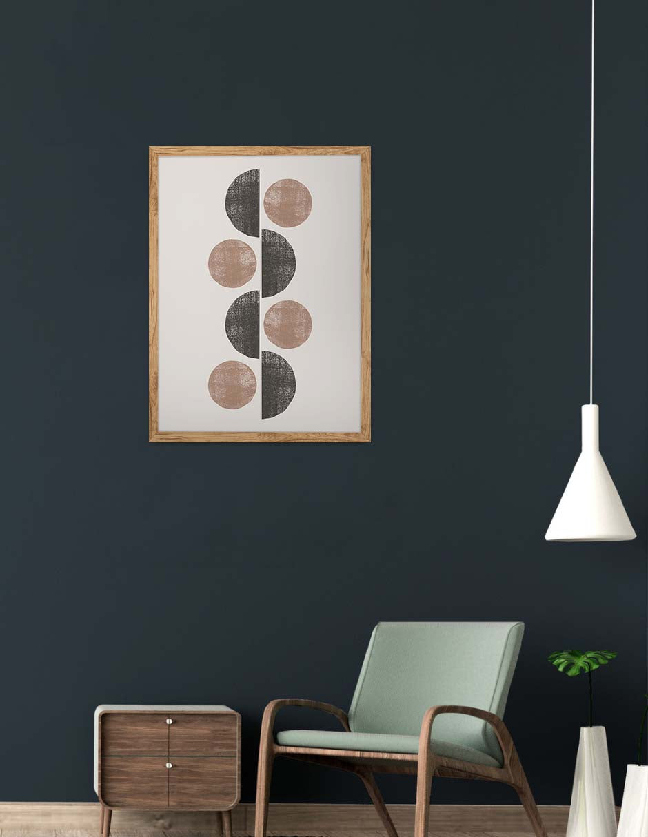 Zigzag: cuadro decorativo, vista 9 (madera render)